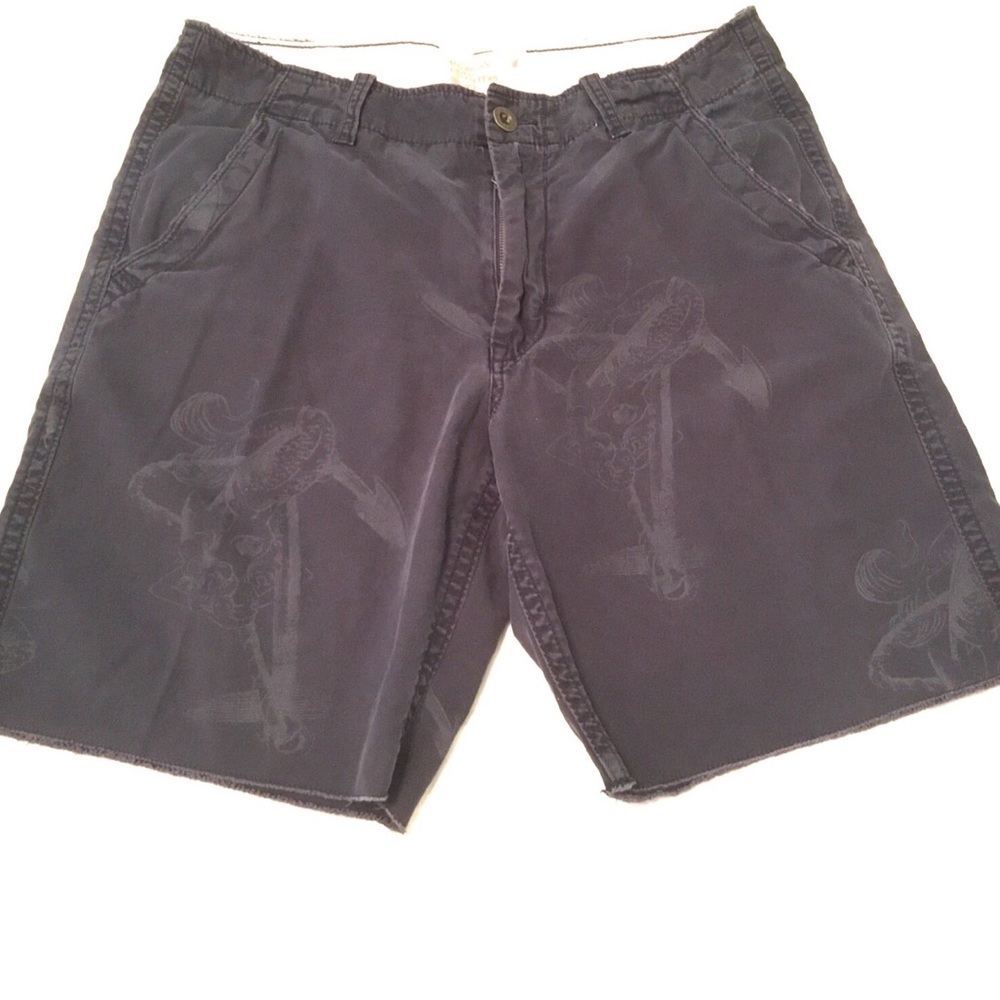 ❤️Mermaid Print Cutoff Shorts Size 34